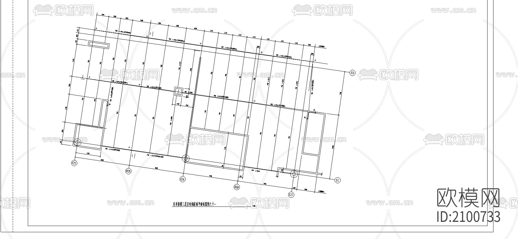 机场航站楼cad图纸下载（渲染图3）