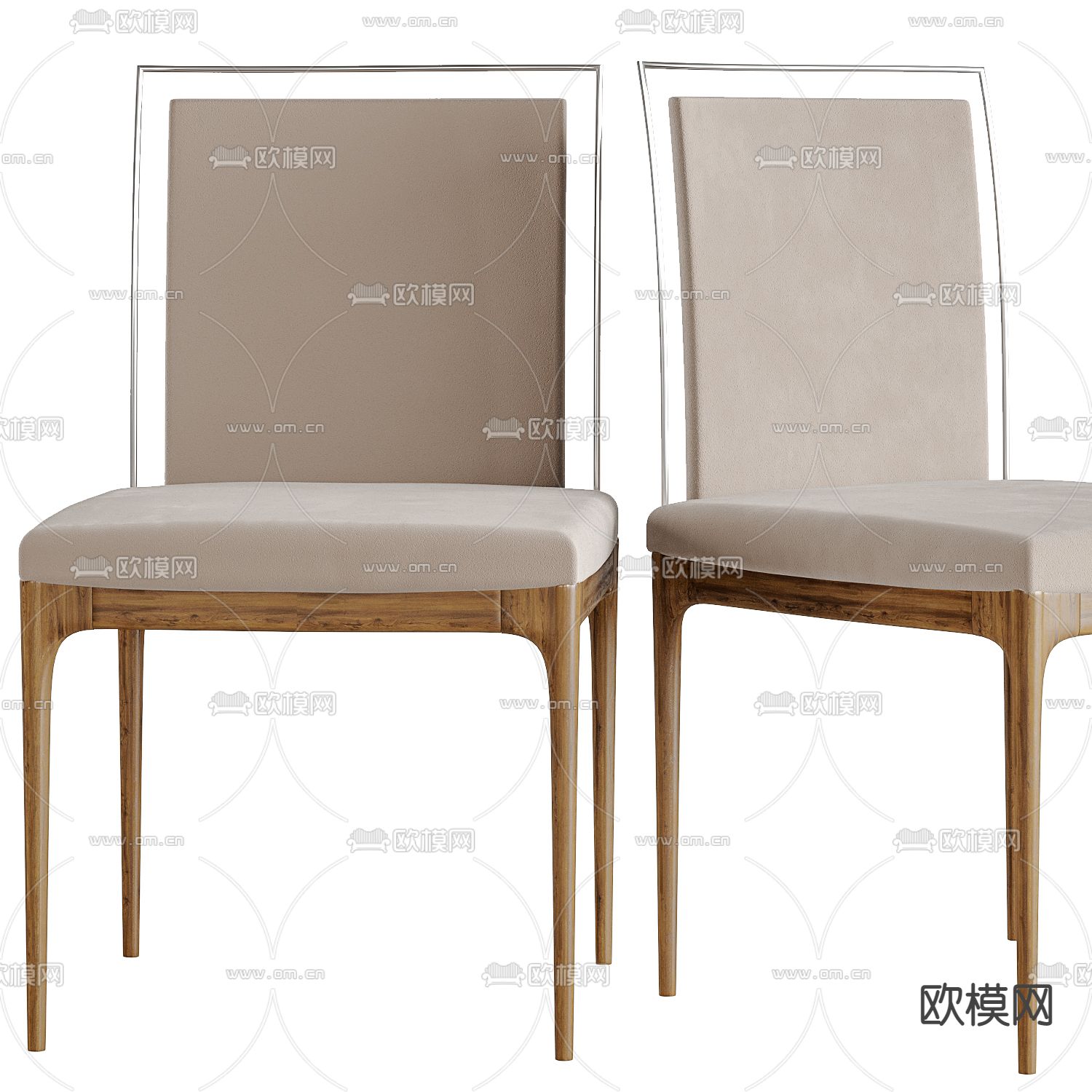 现代单椅su模型下载（渲染图1）