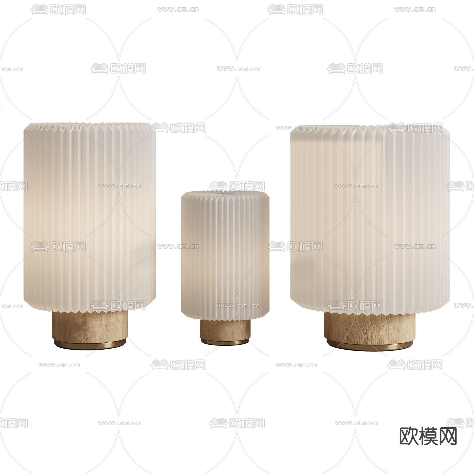 北欧台灯su模型下载