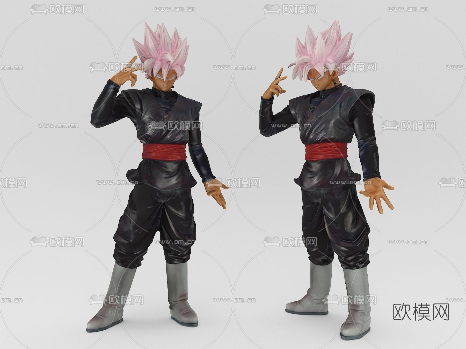 现代动漫人物免费3d模型下载