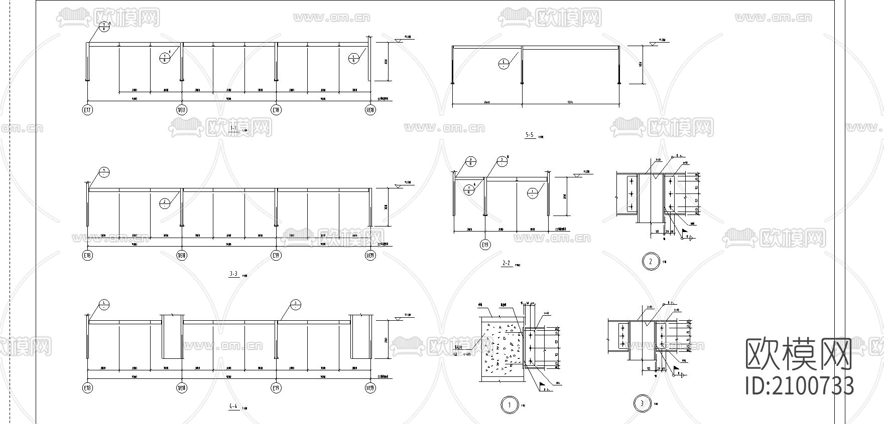 机场航站楼cad图纸下载（渲染图5）