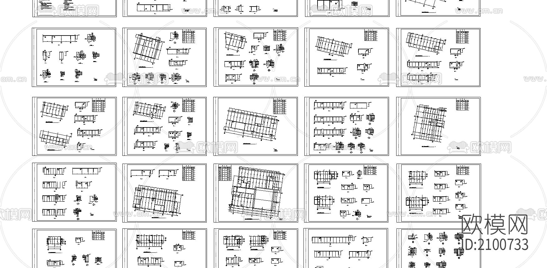 机场航站楼cad图纸下载（渲染图1）