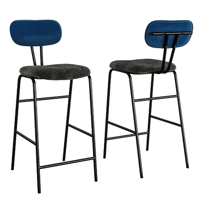 现代吧台椅su模型