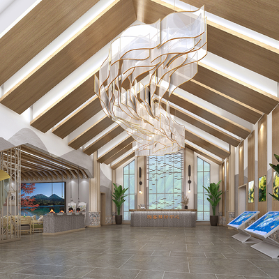 游客接待中心免费3d模型