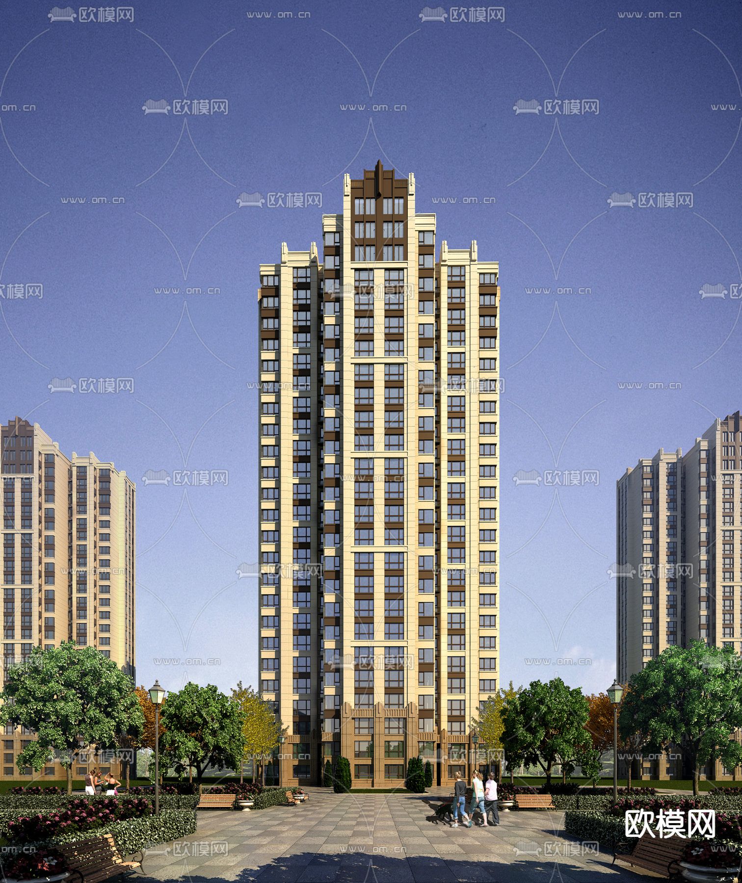 新古典住宅su模型