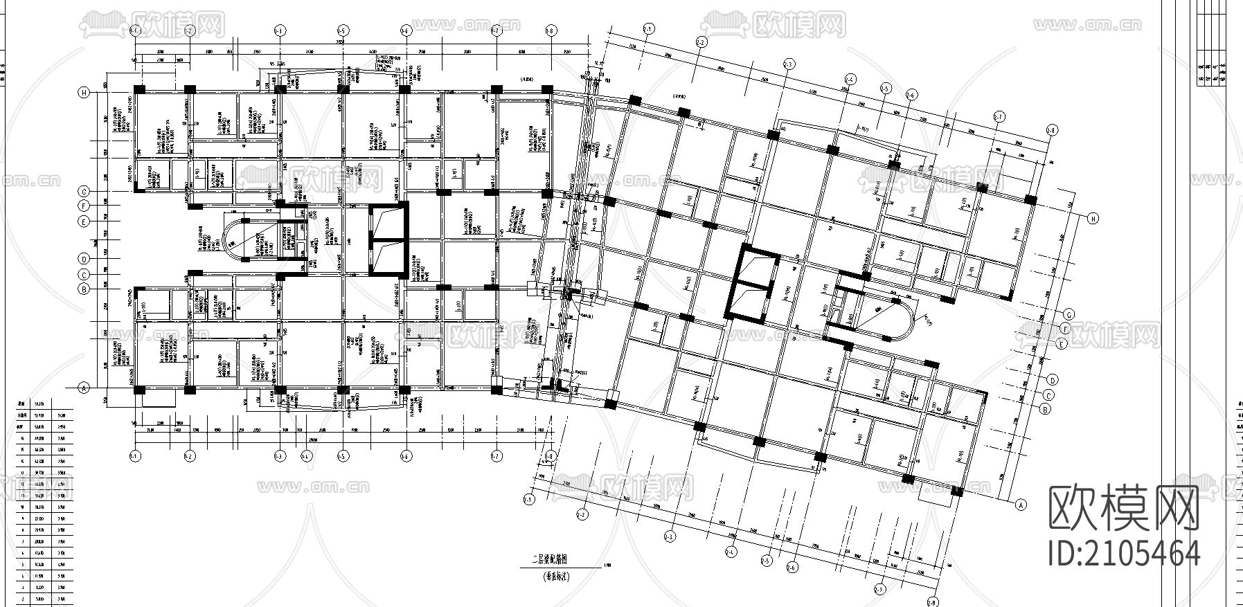 花园框架结构cad施工图下载（渲染图2）