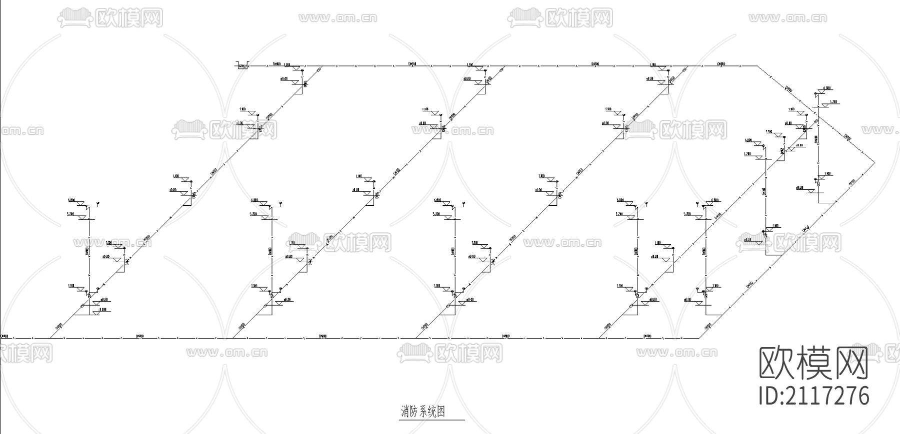 钢结构cad图纸下载（渲染图2）