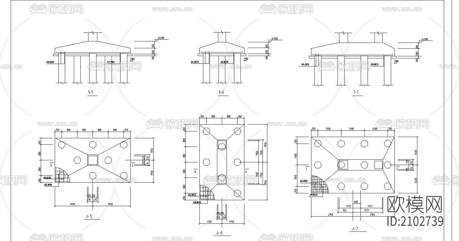 监狱综合办公楼框架结构建筑cad施工图下载（渲染图1）