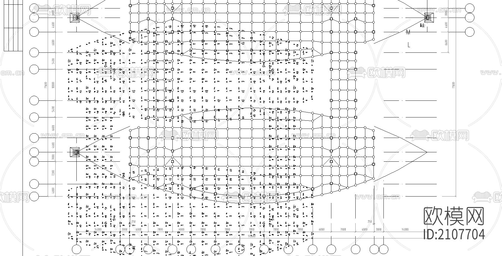 异形网架节点大样下载（渲染图3）