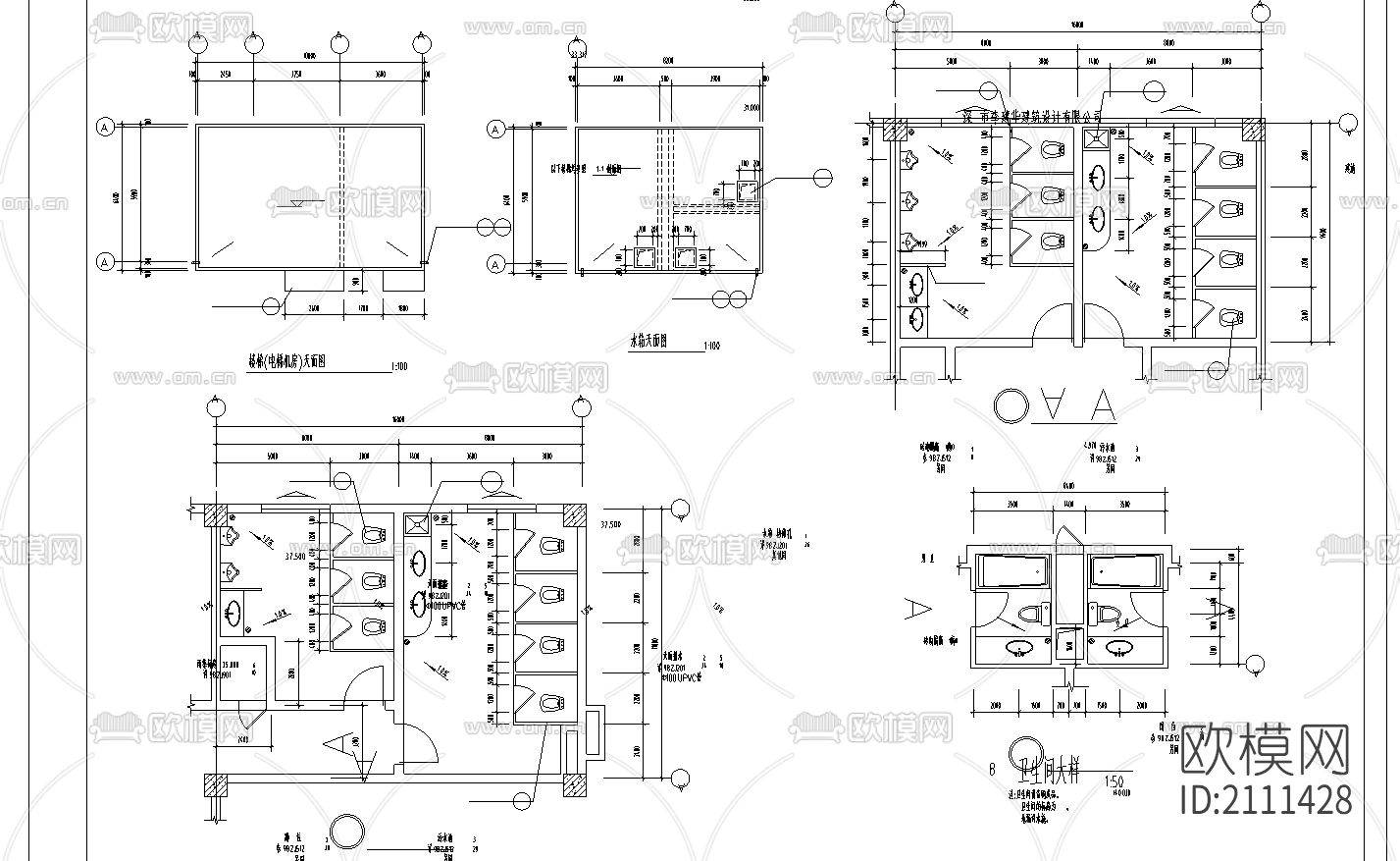 宾馆cad图纸下载（渲染图2）