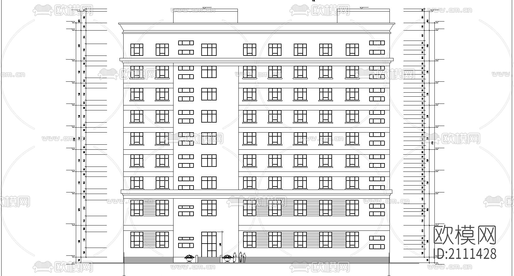 宾馆cad图纸下载（渲染图3）