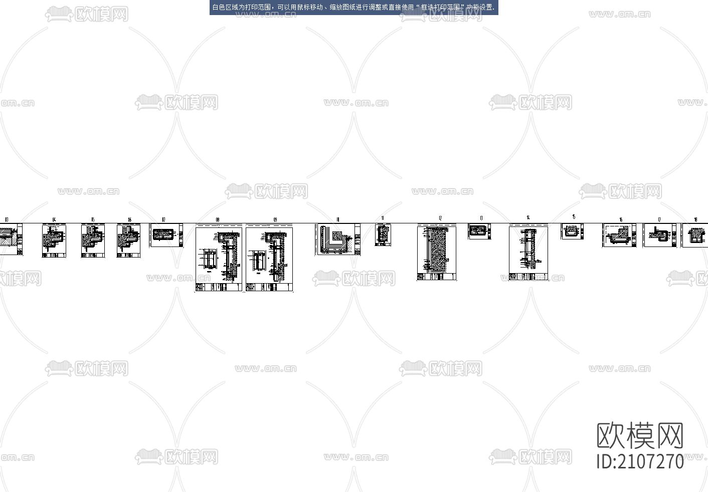 研发中心幕墙设计cad施工图下载（渲染图2）