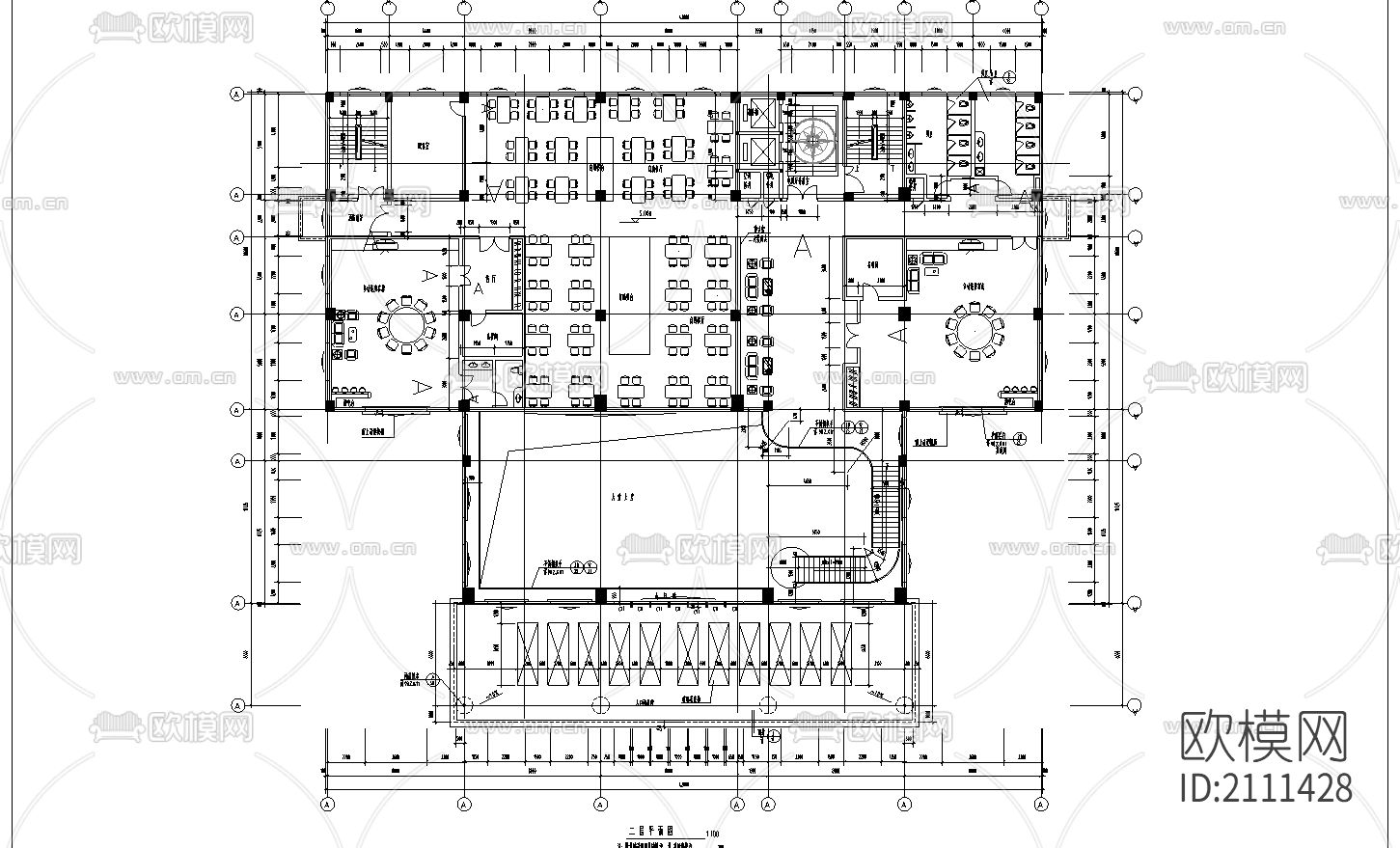 宾馆cad图纸下载（渲染图4）