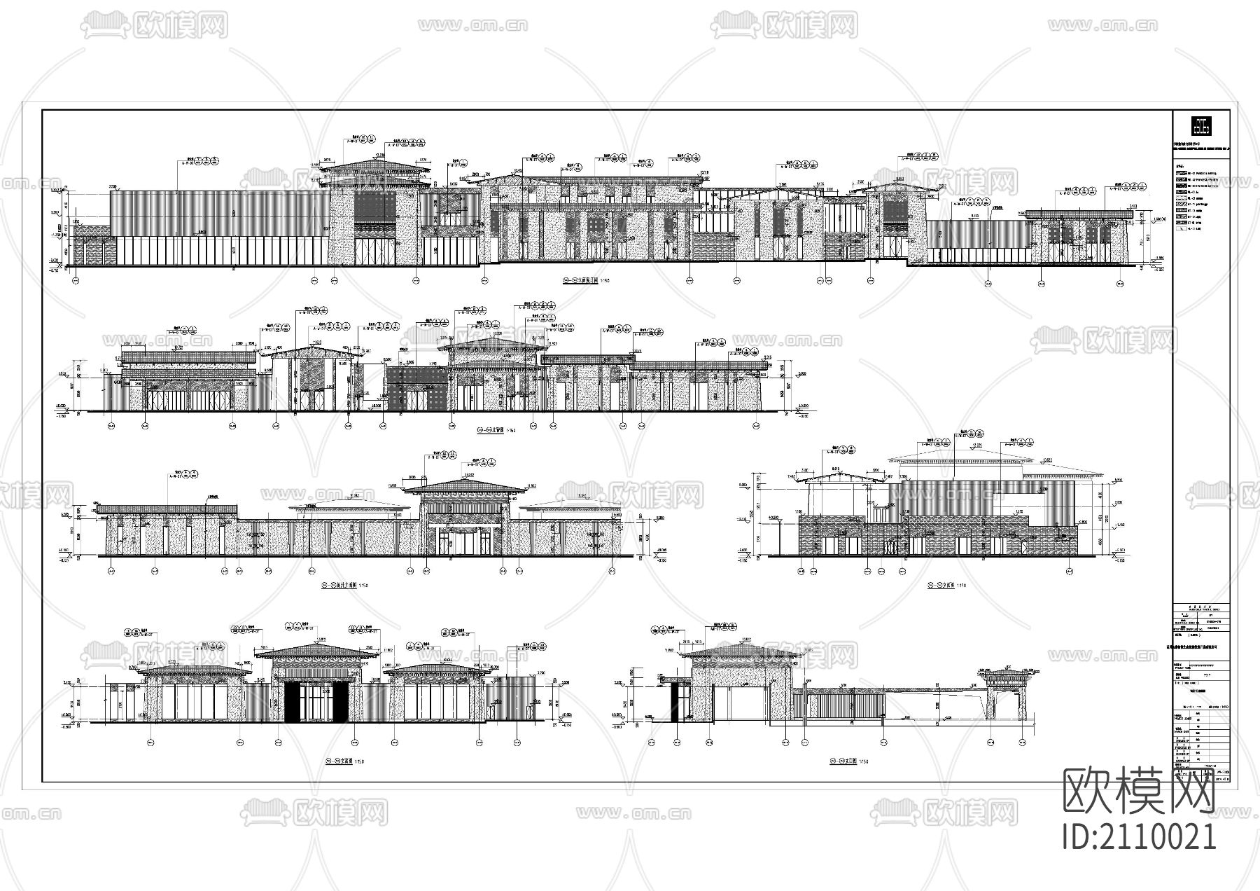 酒店民宿cad施工图下载（渲染图7）