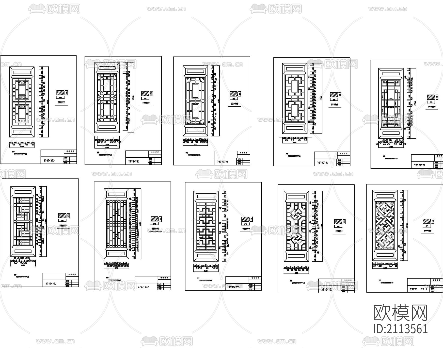 古建筑cad节点图下载（渲染图5）