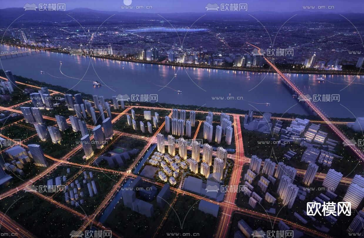 新古典高品质小区su模型