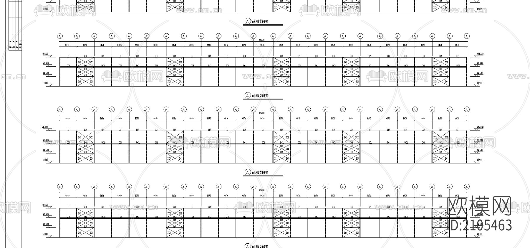 安东园长江精密厂cad施工图下载（渲染图4）