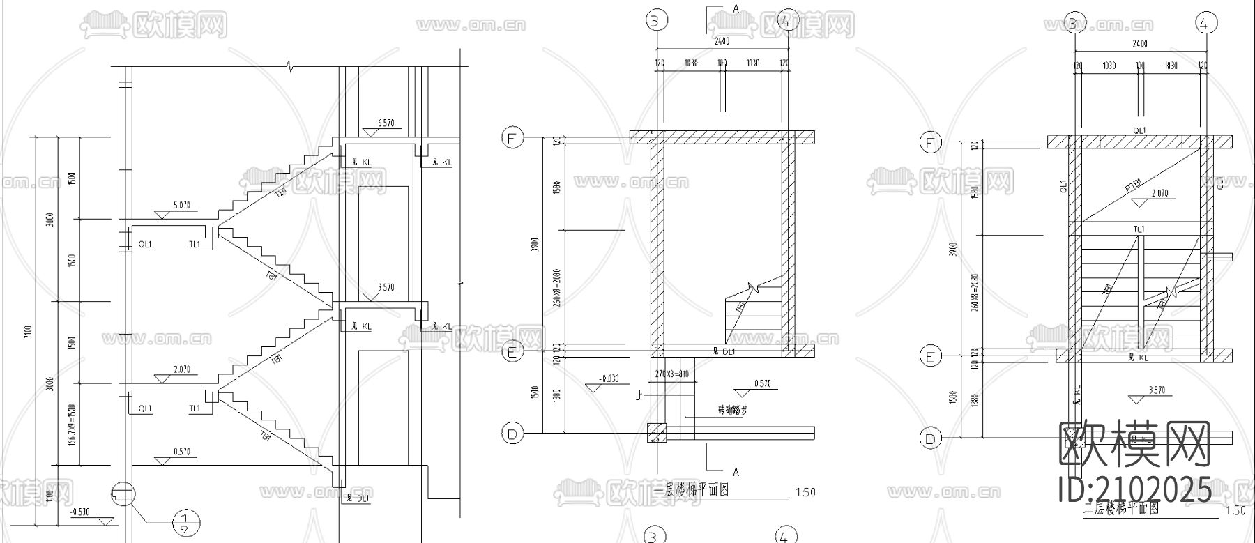 农居房结构节点大样下载（渲染图3）