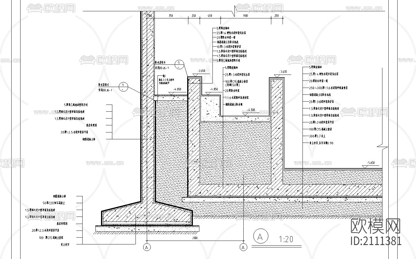 墙身节点大样图下载（渲染图4）