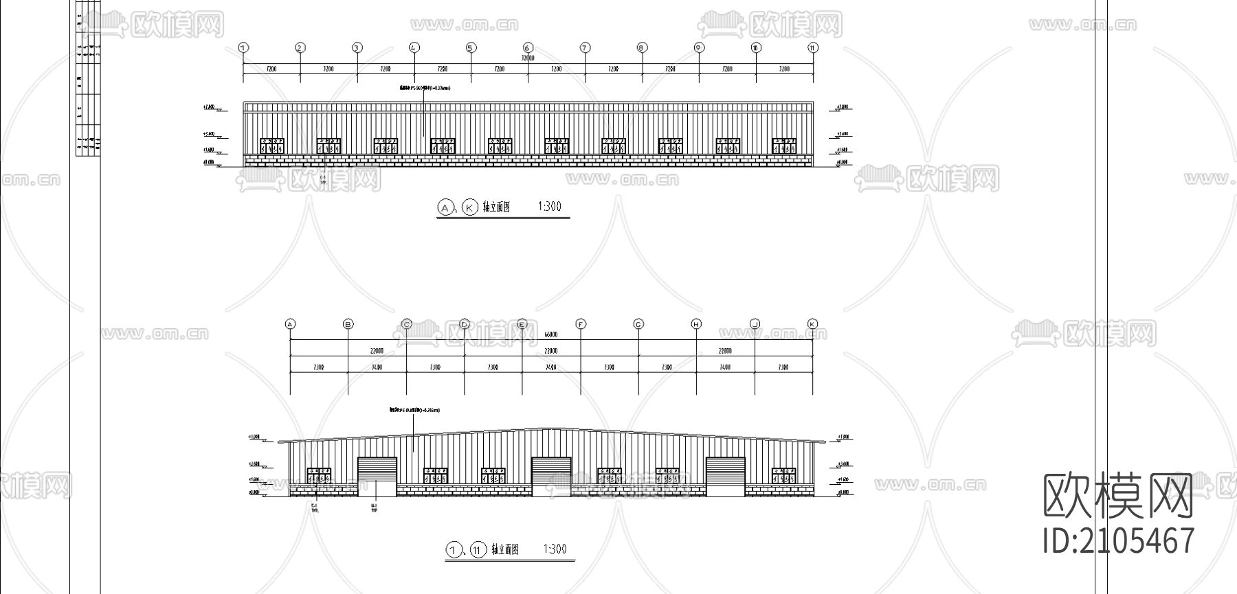 公司原料库cad施工图下载（渲染图5）