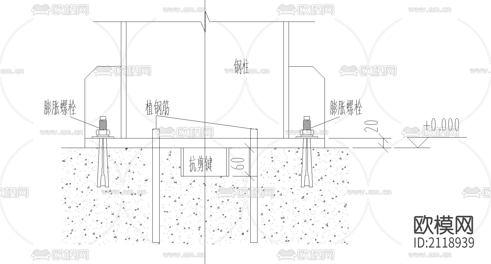 厂房公司附房cad施工图下载（渲染图2）
