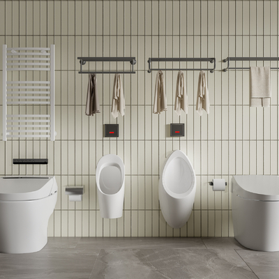  现代便器su模型 