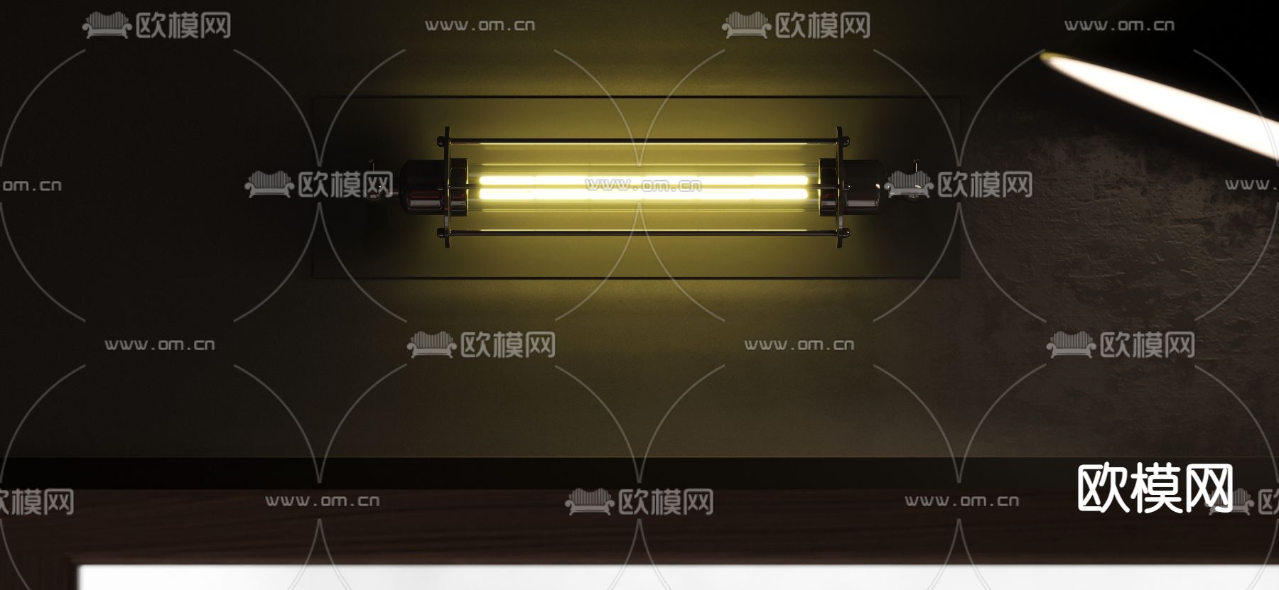 战后风书房3d模型下载（渲染图5）