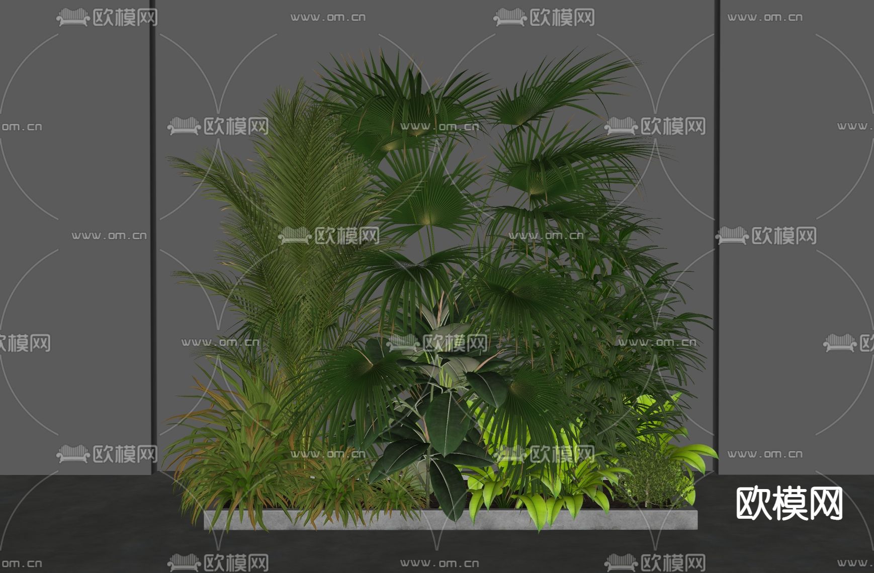 现代灌木丛su模型