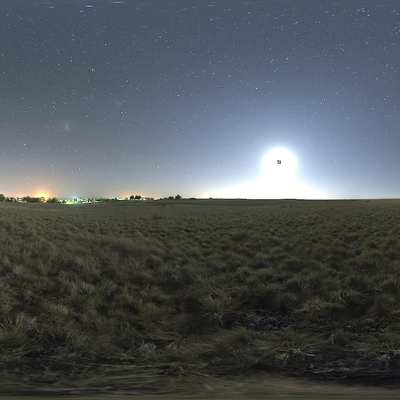 夜晚草坪hdri贴图