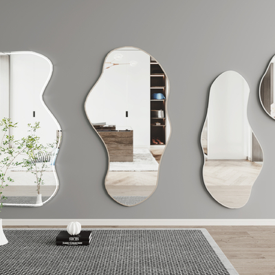  现代异形全身镜su模型 