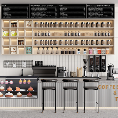  现代收银台su模型 