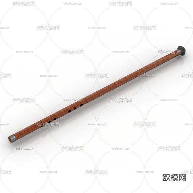 欧式古典土耳其长笛免费3d模型下载
