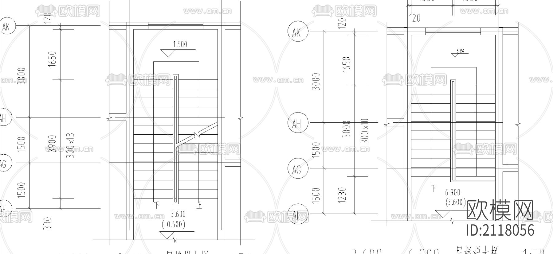 度假村cad施工图下载（渲染图4）