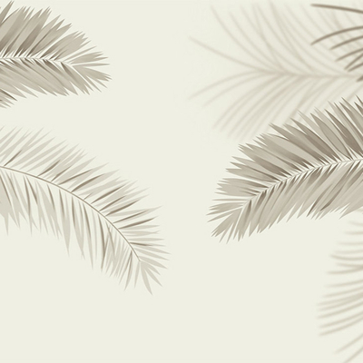  现代植物壁画壁纸背景墙 