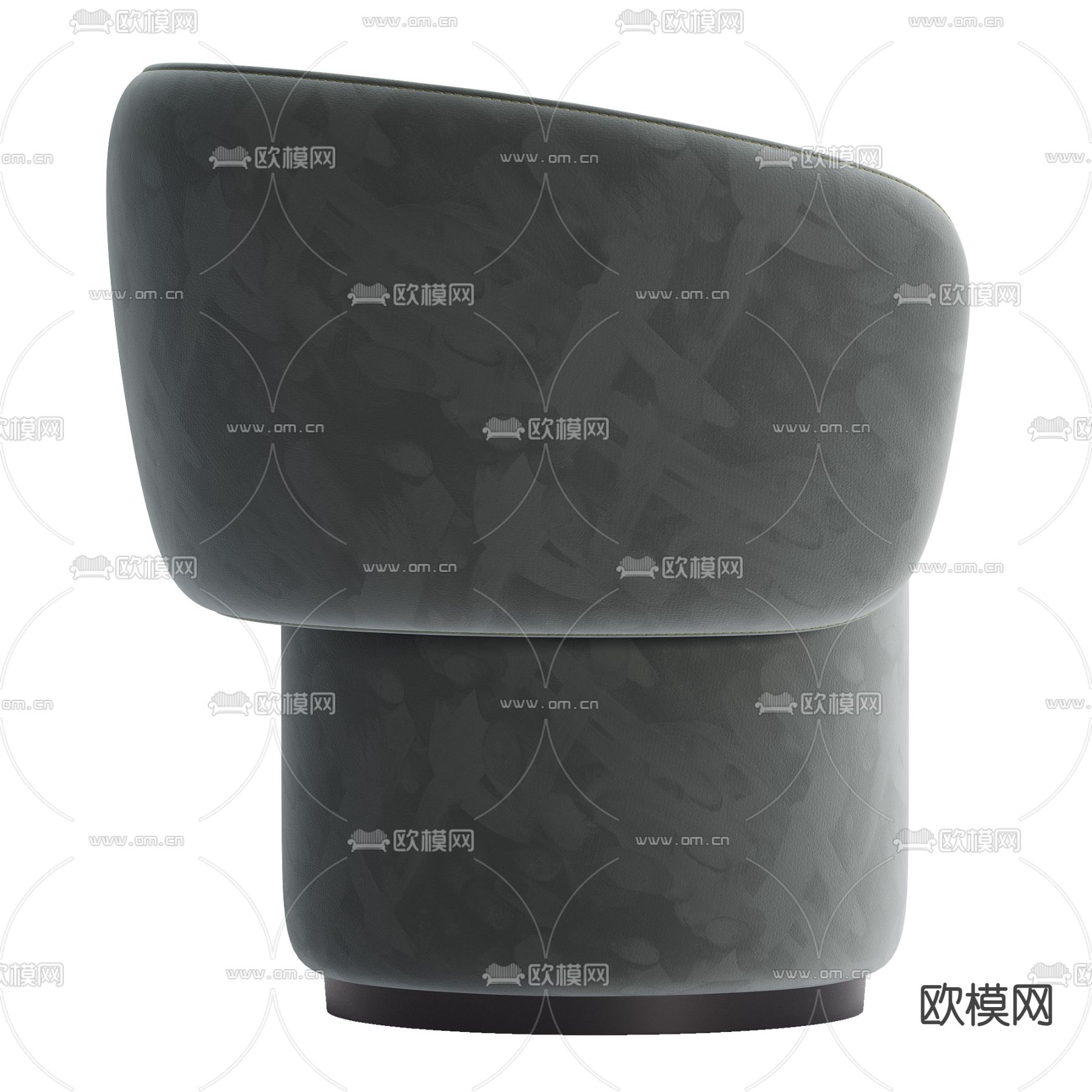 现代彩色单人沙发3d模型下载（渲染图3）