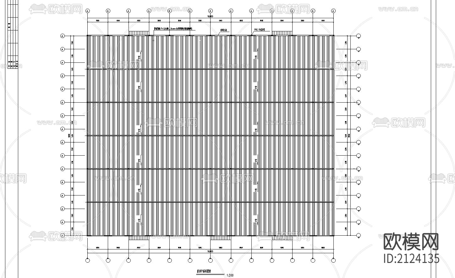 某公司木业钢结构工程CAD施工图下载（渲染图3）