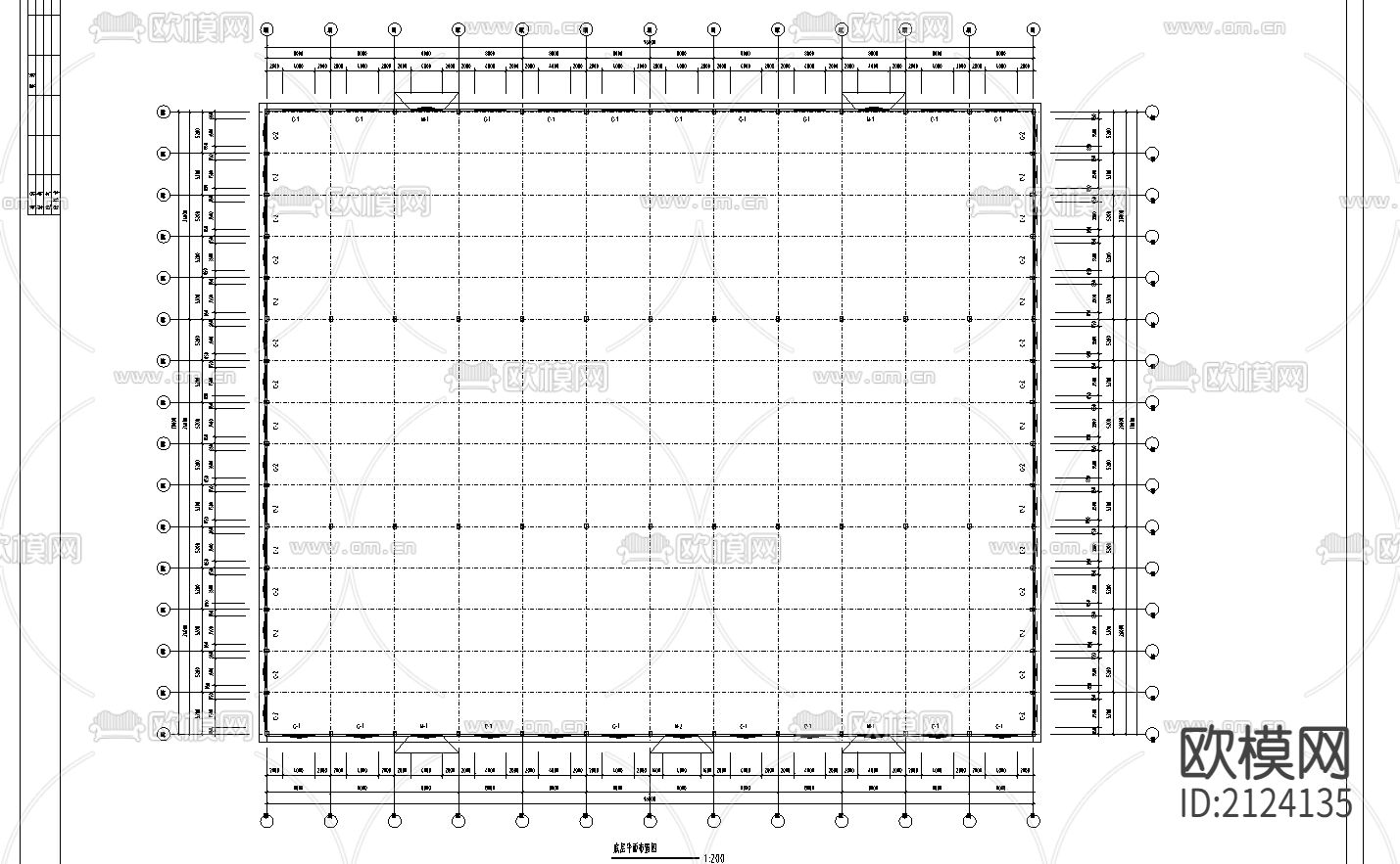 某公司木业钢结构工程CAD施工图下载（渲染图2）