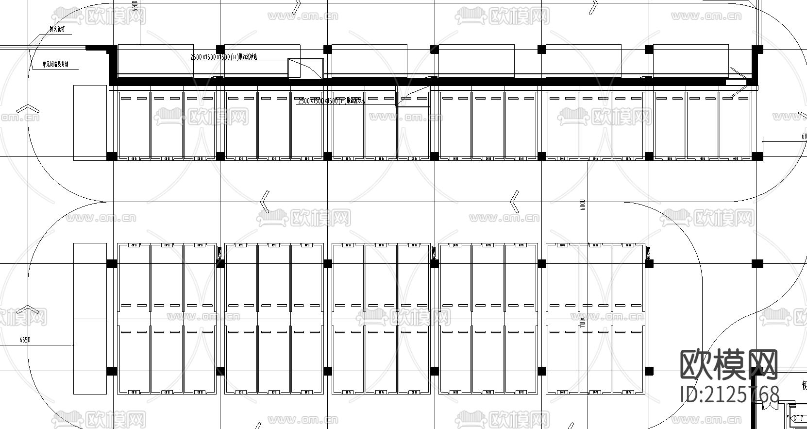 变电所cad施工图下载（渲染图3）