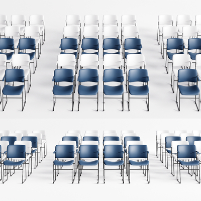  现代会议椅培训椅su模型 