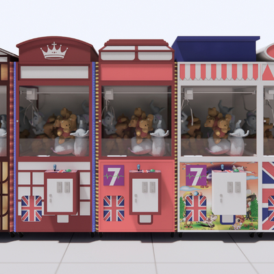  现代娃娃机su模型 