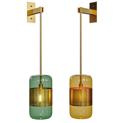  现代壁灯su模型 