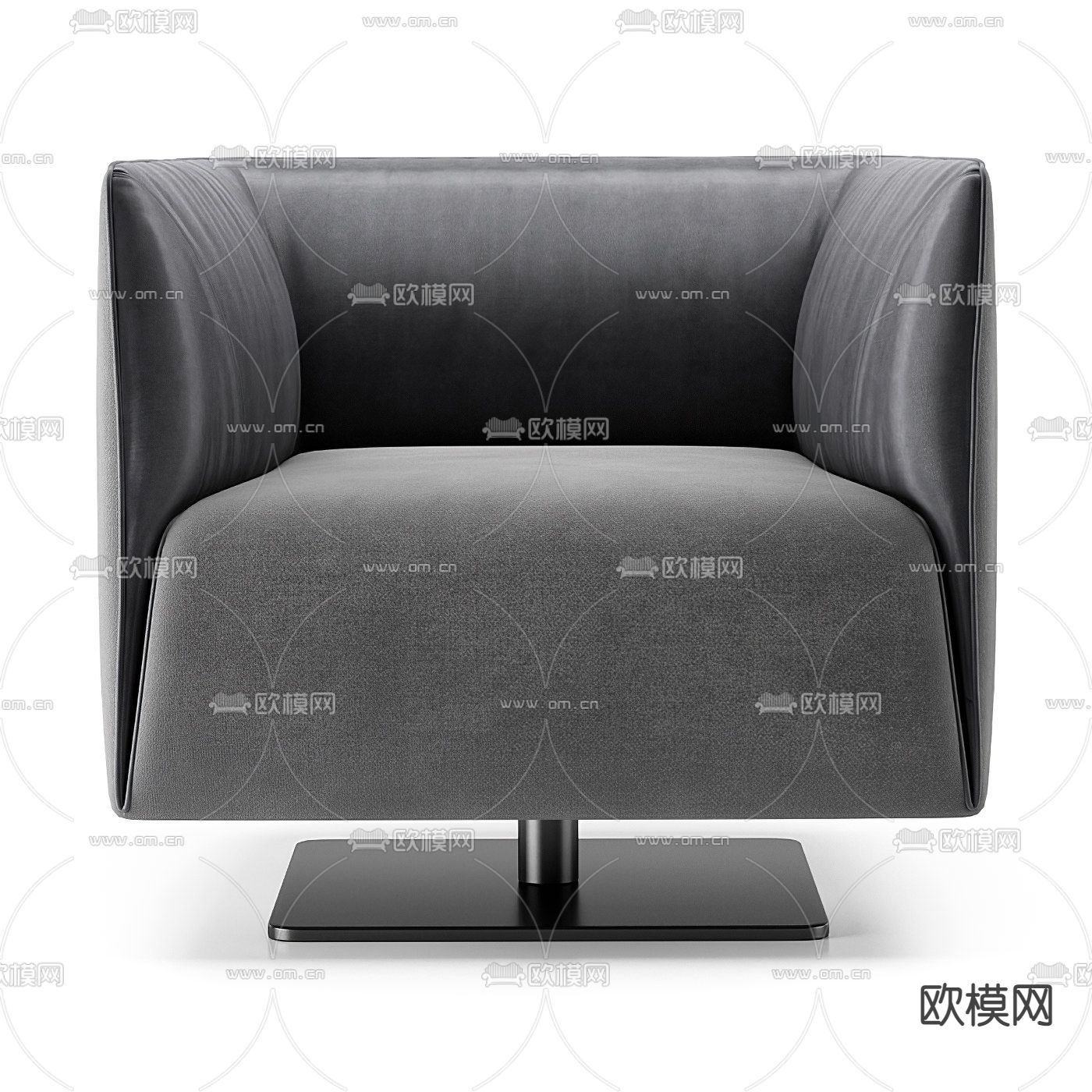 Natuzzi 现代单人沙发3d模型下载（渲染图2）