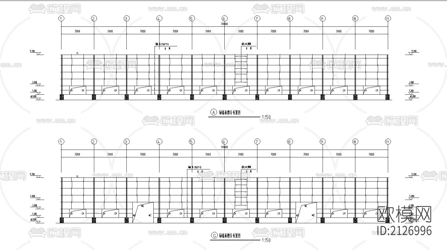 钢结构cad图纸下载（渲染图5）