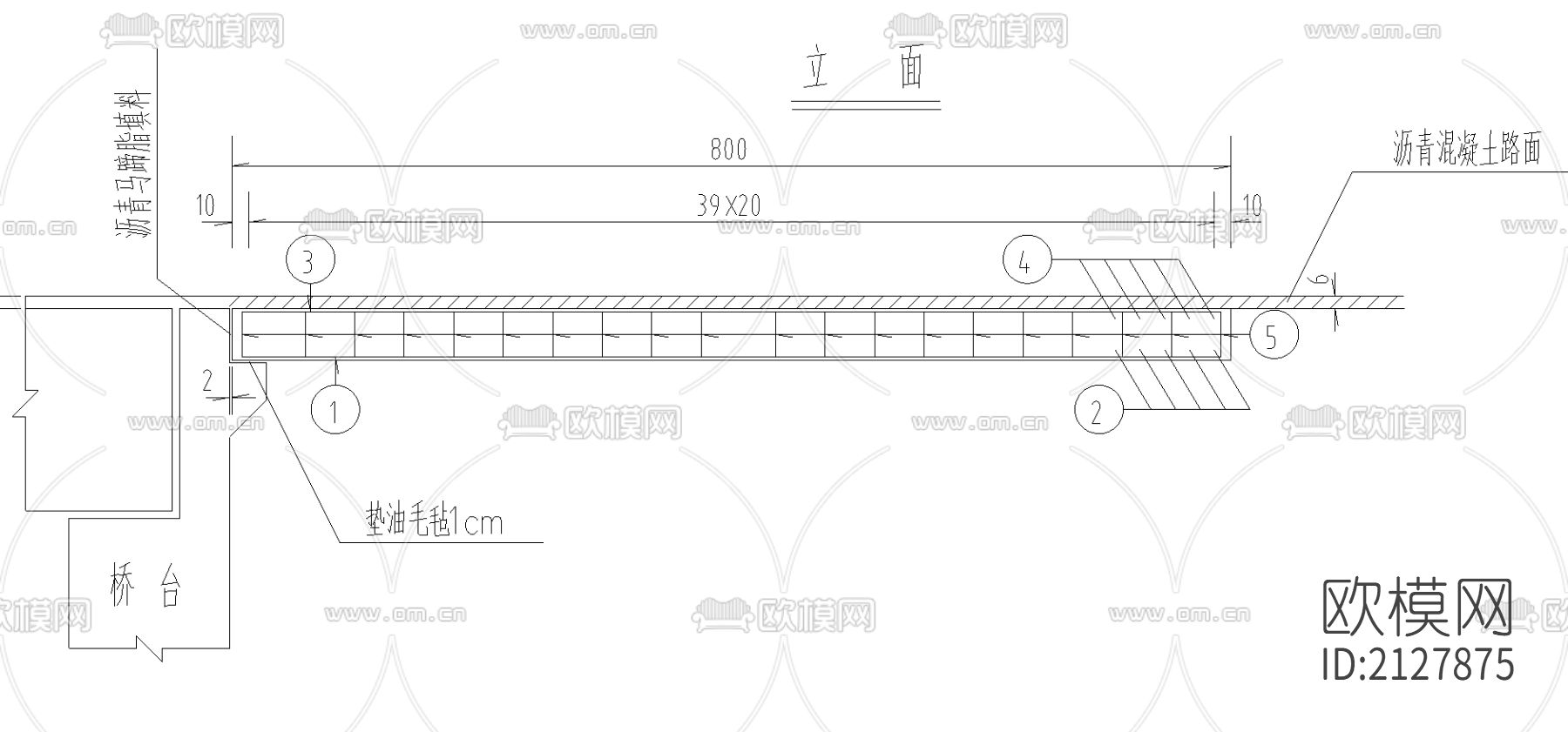 桥头搭板钢筋构造节点大样下载（渲染图3）