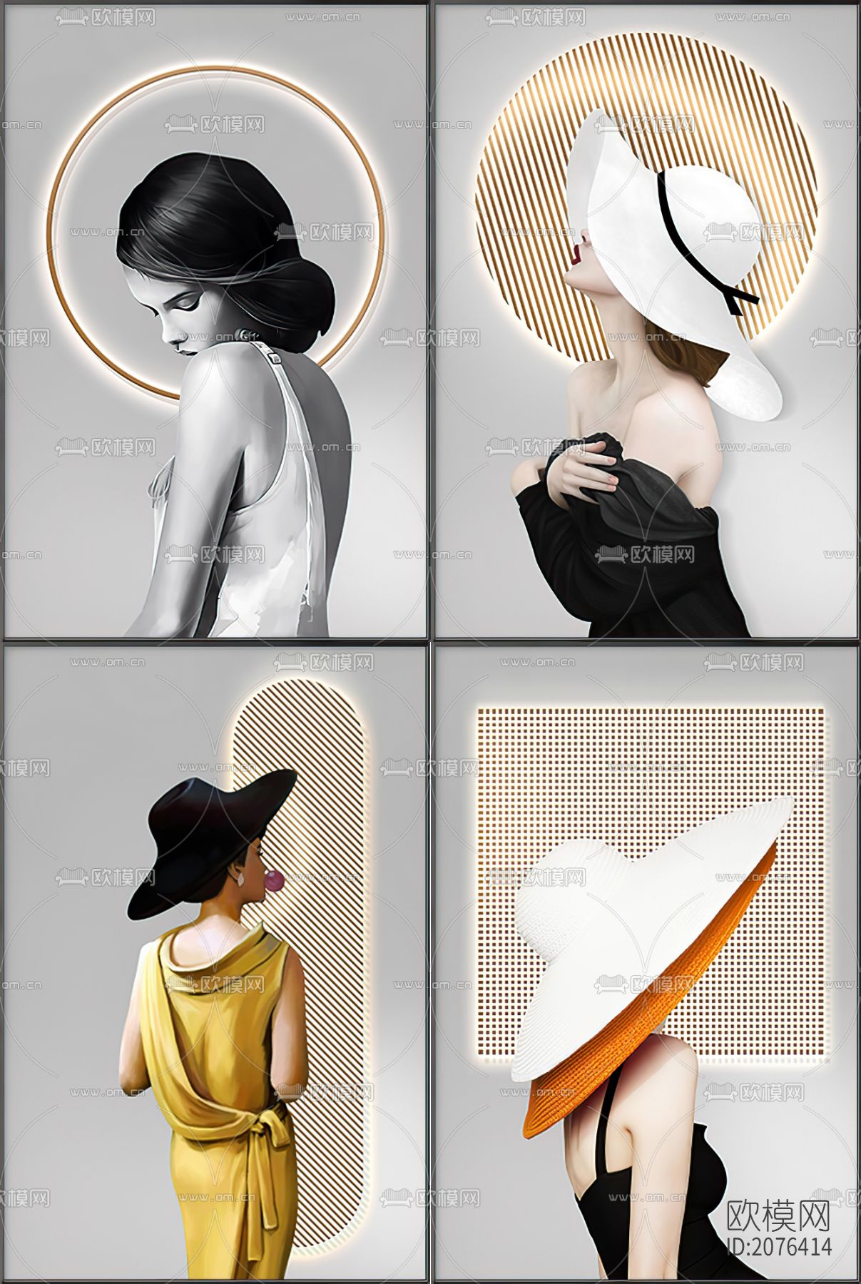 女性人物画下载