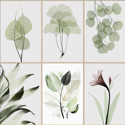  简约绿植装饰画 