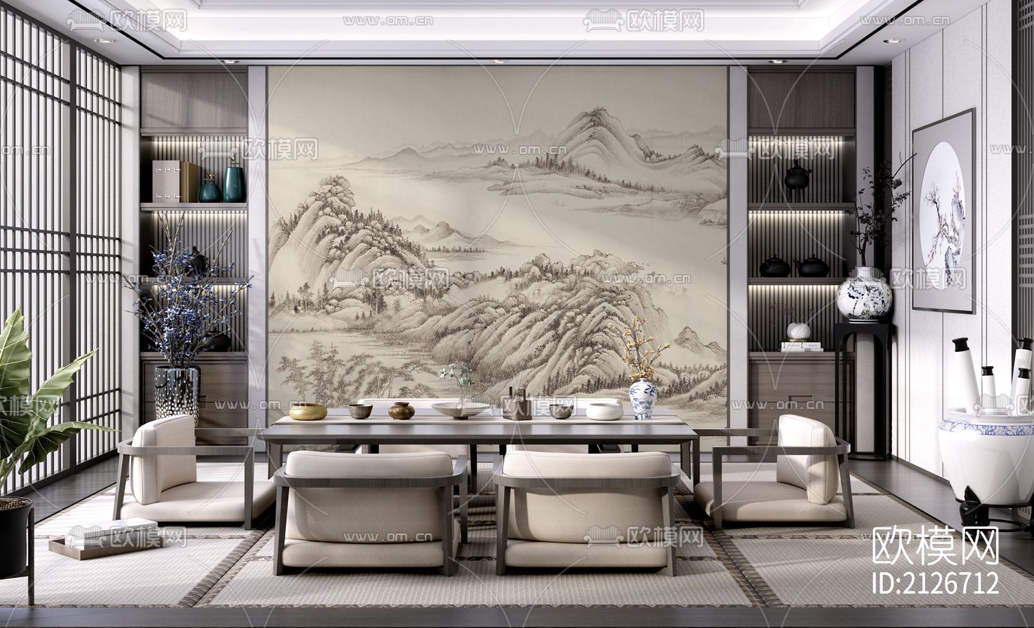 山水古典壁纸下载（渲染图4）