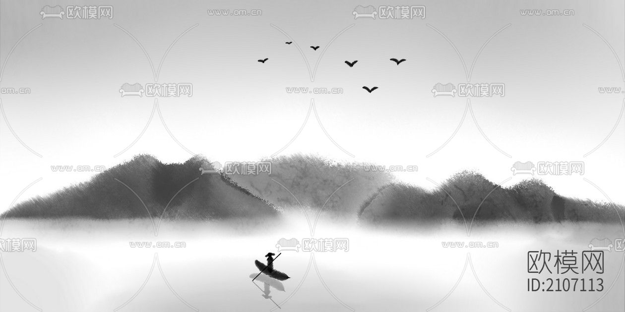 中式水墨画下载