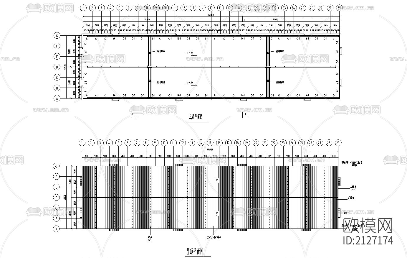 钢结构cad图纸下载（渲染图1）