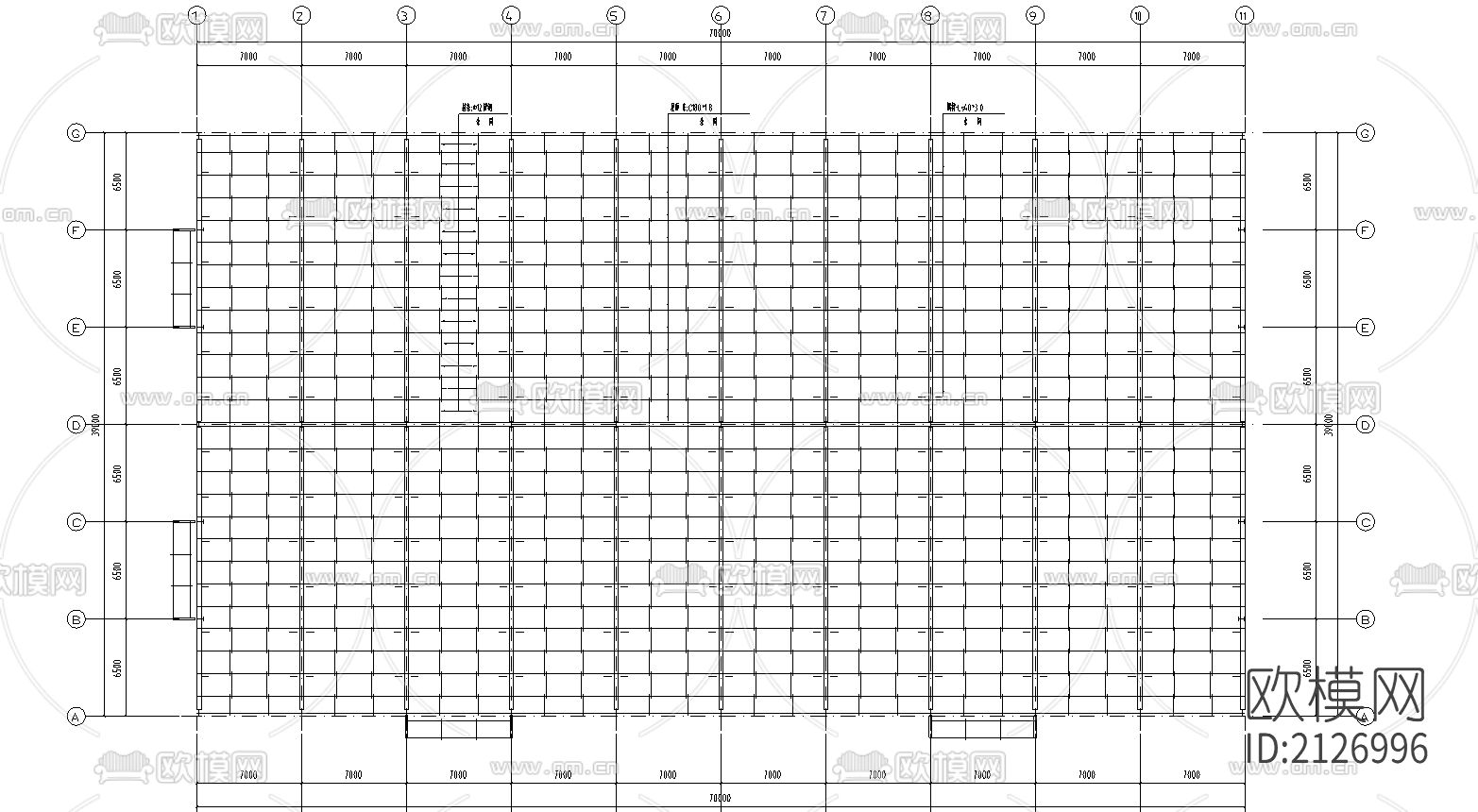 钢结构cad图纸下载（渲染图4）